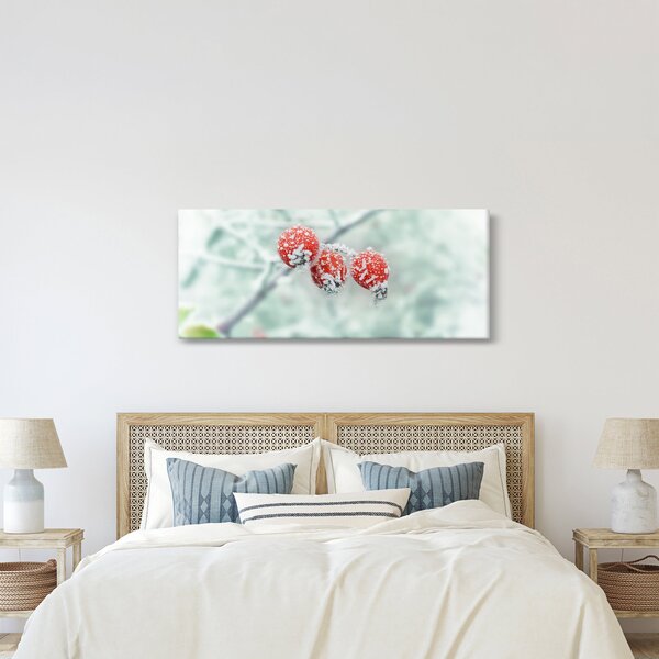 Fagyasztott csipkebogyó képe (120x50 cm)