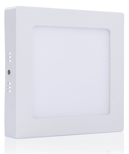 LED panel , 6W , falon kívüli , négyzet , természetes fehér