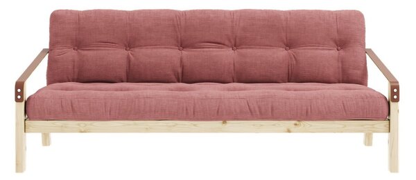 Rózsaszín kinyitható kanapé 190 cm Poetry – Karup Design