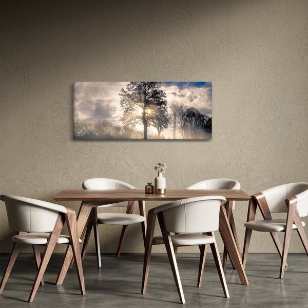 Fa a ködben képe (120x50 cm)