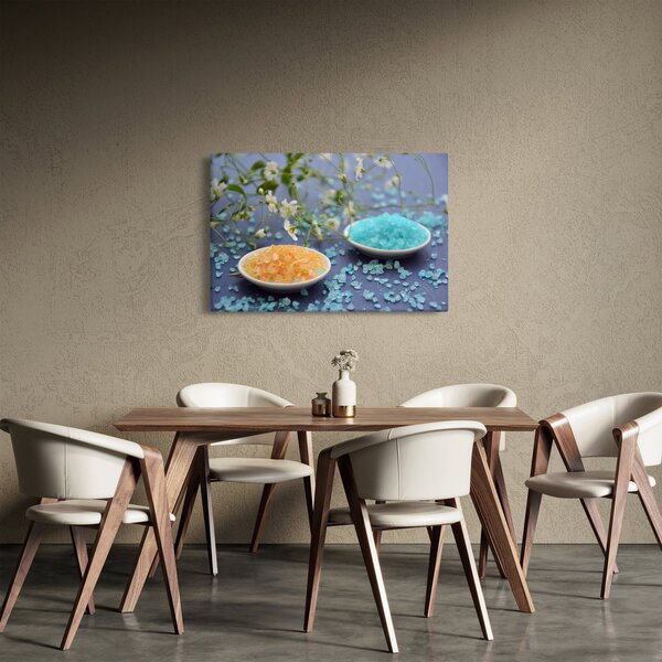 Színes tengeri só képe (90x60 cm)
