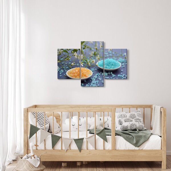 Színes tengeri só képe (90x60 cm)