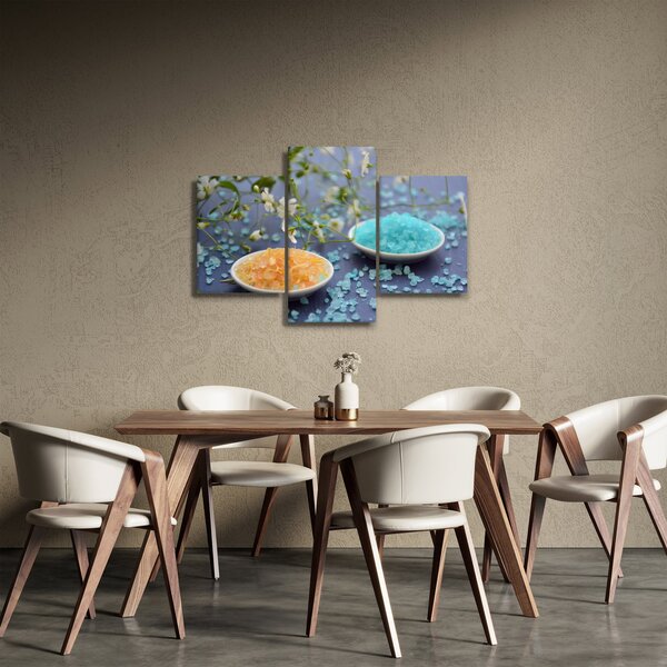 Színes tengeri só képe (90x60 cm)