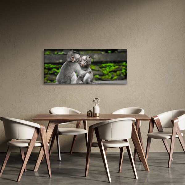 Kép - majmok (120x50 cm)