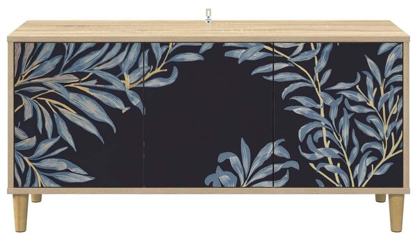 VidaXL TV szekrény DOKKUM 102 x 33 x 50 cm Sonoma Szerelt Fa