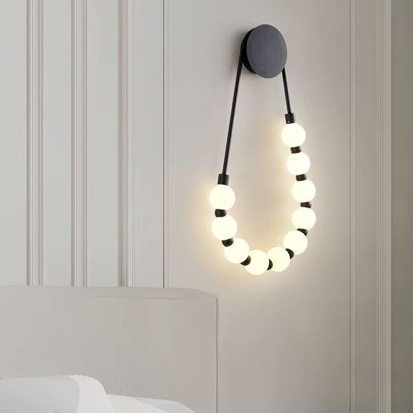 Fali lámpa G026-CP BLACK
