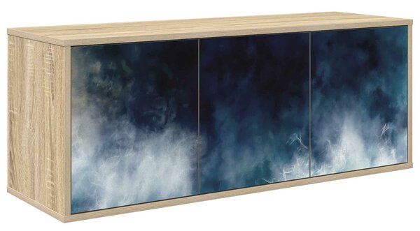 VidaXL Falsítható TV Szekrény RAALTE 102 x 33 x 40 cm Sonoma Tölgy