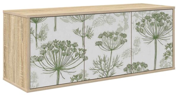 VidaXL Falsítható TV Szekrény GOTHA 102 x 33 x 40 cm Sonoma Tölgy