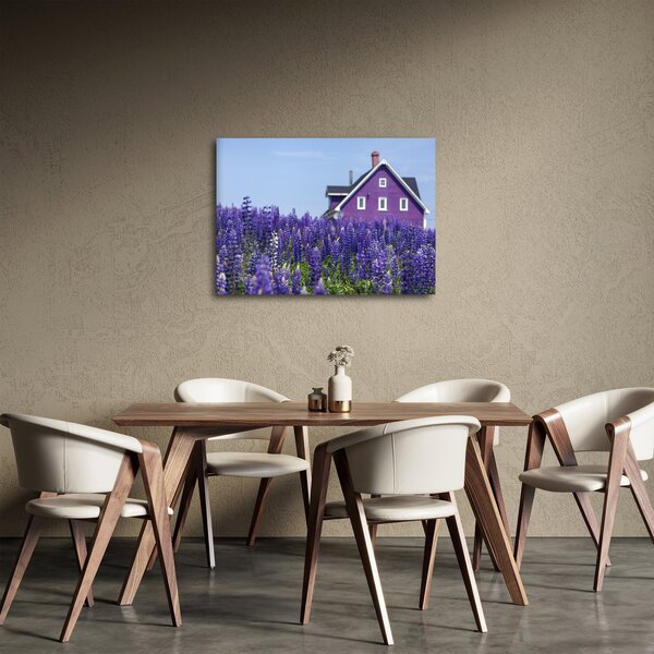 Levandula mező képe (70x50 cm)