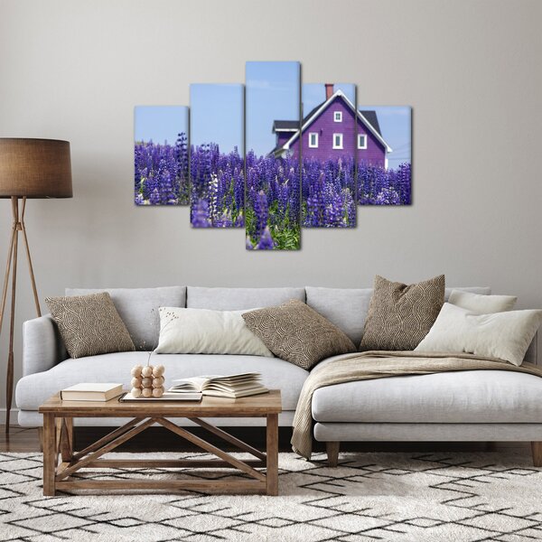 Levandula mező képe (150x105 cm)