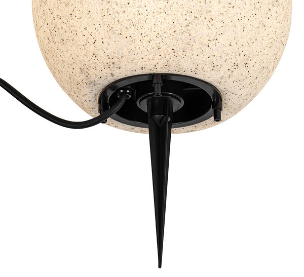 Okos kültéri lámpa szürke 25 cm IP65 WiFi A60-nal - Nura