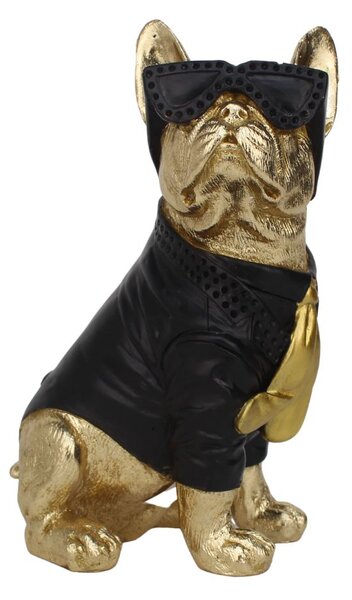 Menő bulldog - szobor