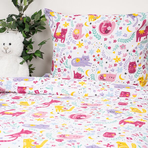 4Home Playful Paws gyerek pamut ágyneműhuzat, 140 x 200 cm, 70 x 90 cm, 140 x 200 cm, 70 x 90 cm
