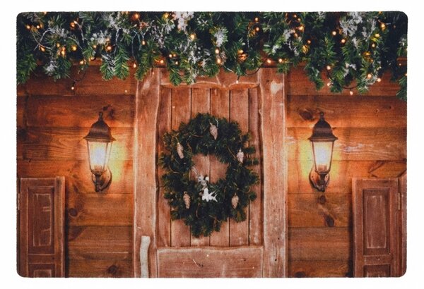 Karácsonyi lábtörlő RUSTIC WELCOME 38x58 cm - több változatban Változat: Korcsolyák