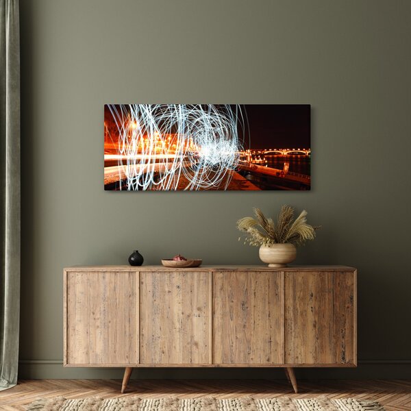 A fényhullámok képe (120x50 cm)