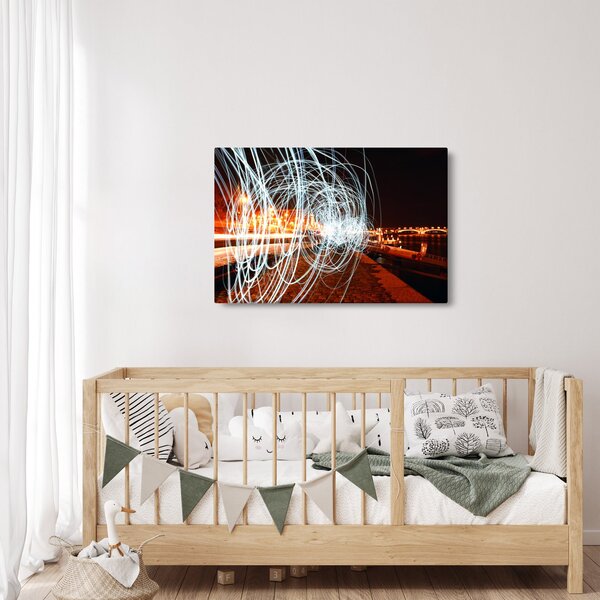 A fényhullámok képe (90x60 cm)