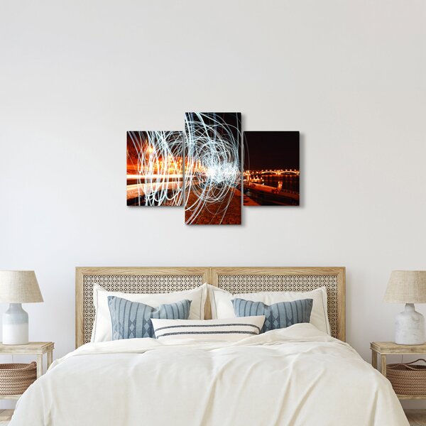 A fényhullámok képe (90x60 cm)