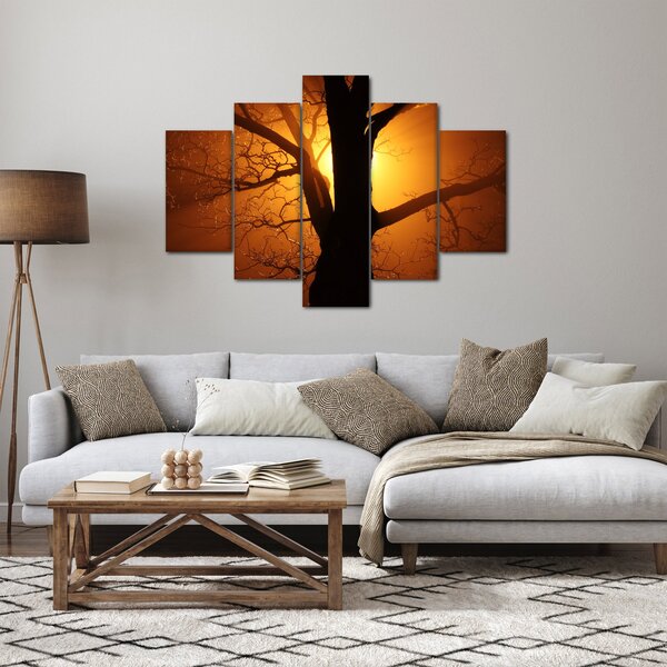 Kép egy fáról naplementekor (150x105 cm)
