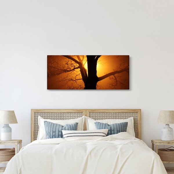 Kép egy fáról naplementekor (120x50 cm)