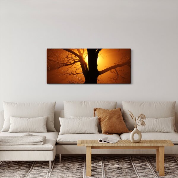 Kép egy fáról naplementekor (120x50 cm)