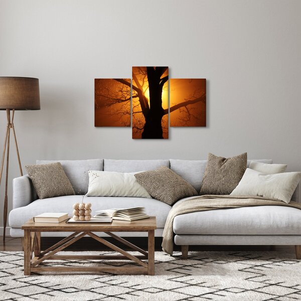 Kép egy fáról naplementekor (90x60 cm)