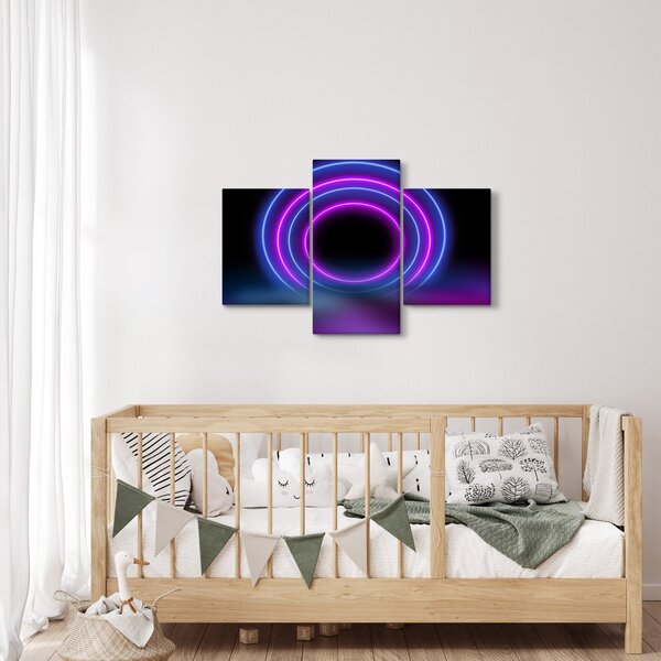 A színes körök képe (90x60 cm)