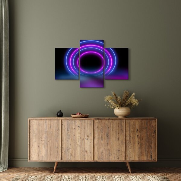 A színes körök képe (90x60 cm)