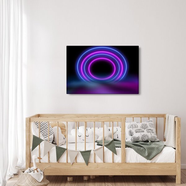 A színes körök képe (90x60 cm)