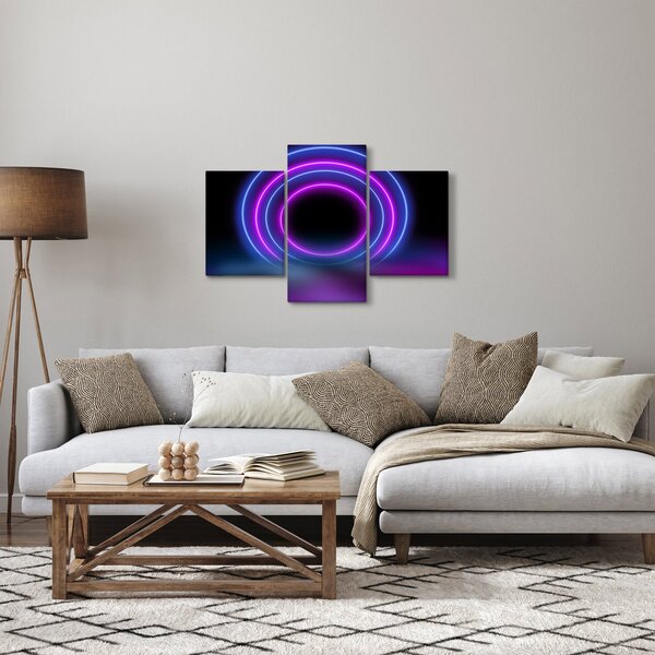 A színes körök képe (90x60 cm)