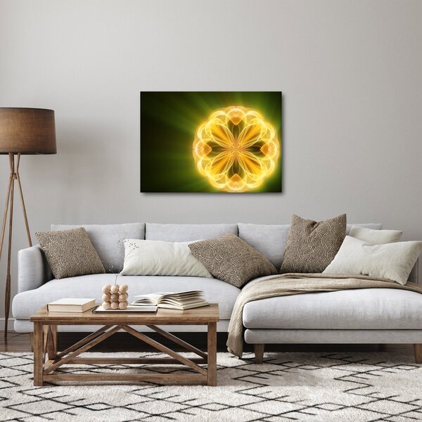 Sárga virág képe (70x50 cm)
