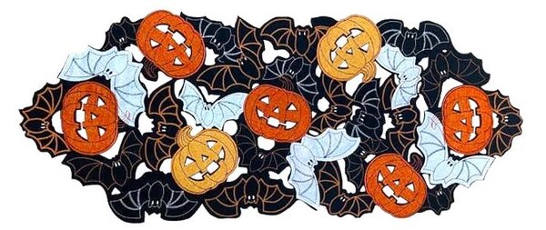 Halloween mintás asztali futó - 36x90 cm