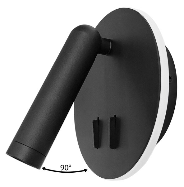 Fali lámpa APP1614-1W black