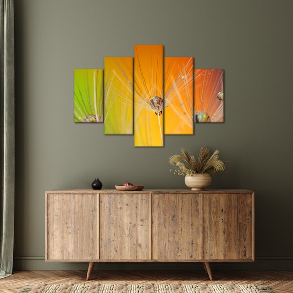 Cseppek a növényen képe (150x105 cm)