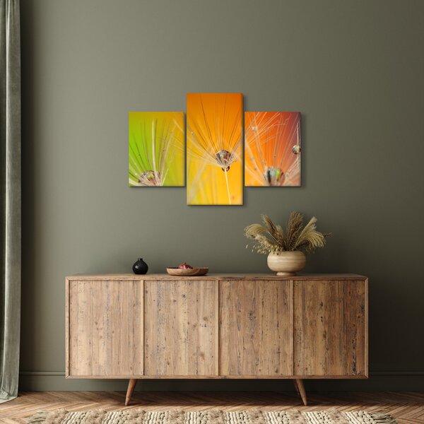 Cseppek a növényen képe (90x60 cm)