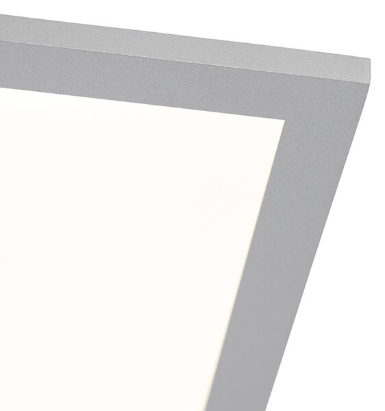 Acél mennyezeti lámpa 120cm LED-del és távirányítóval - Liv