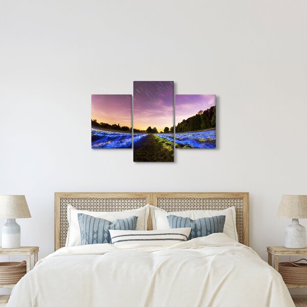 Színes mező képe (90x60 cm)