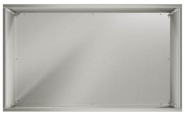 VidaXL Kerti cserép 2 db Ezüst 50 x 40 x 75 cm Rozsdamentes Acél