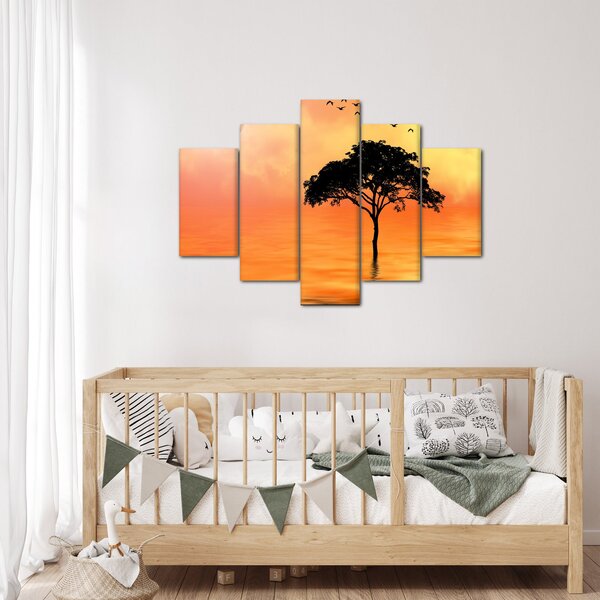 Kép egy fáról naplementekor (150x105 cm)