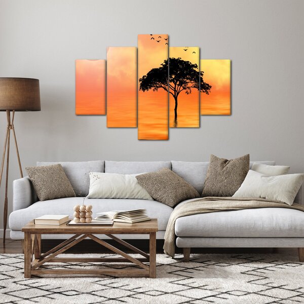 Kép egy fáról naplementekor (150x105 cm)
