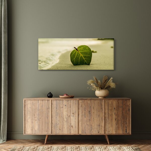 Kép egy levél a homokban (120x50 cm)