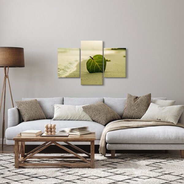 Kép egy levél a homokban (90x60 cm)