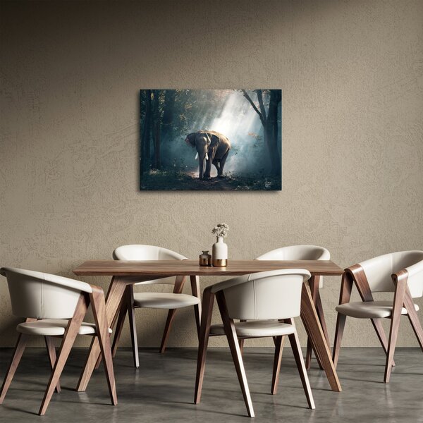 Elefánt a dzsungelben képe (70x50 cm)