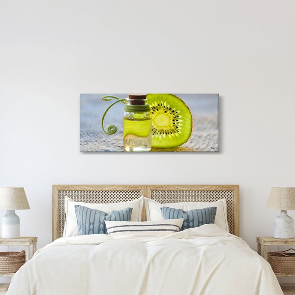 Kép - szeletelt kivi részlete (120x50 cm)