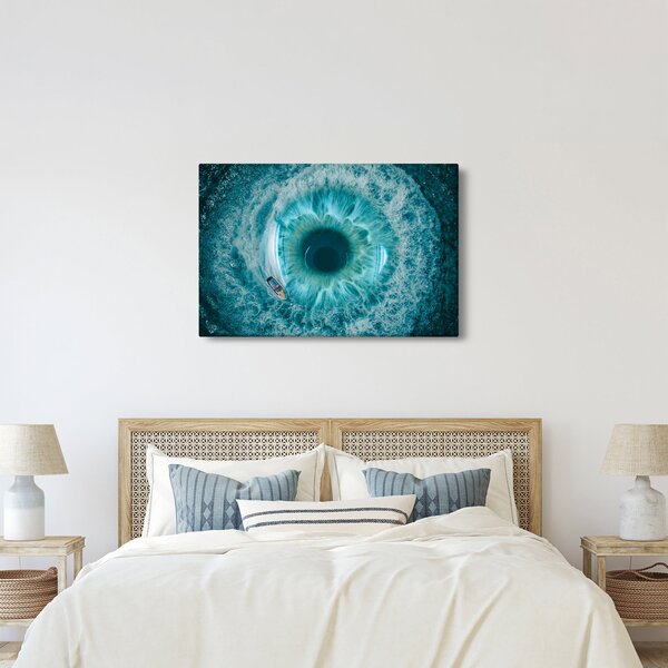 Tenger hajóval képe (90x60 cm)