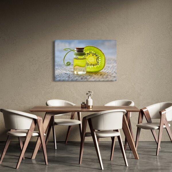 Kép - szeletelt kivi részlete (90x60 cm)