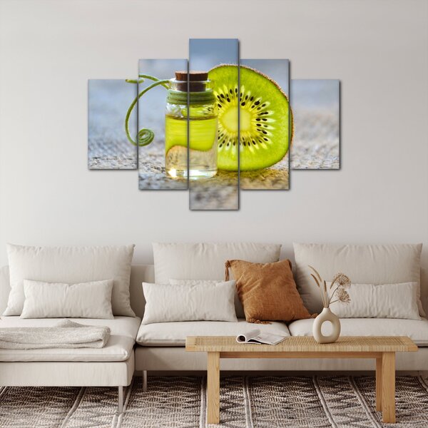 Kép - szeletelt kivi részlete (150x105 cm)