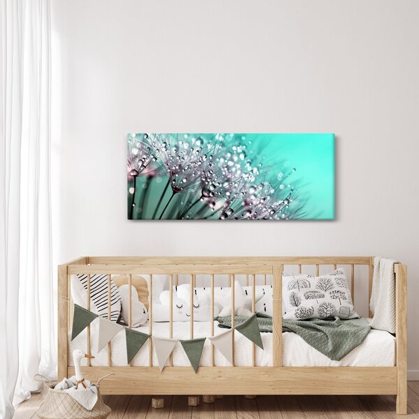Kép - harmatos növény (120x50 cm)