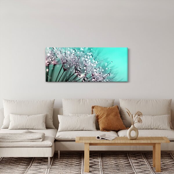 Kép - harmatos növény (120x50 cm)