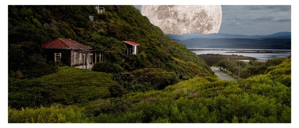 Holdas tájkép (120x50 cm)