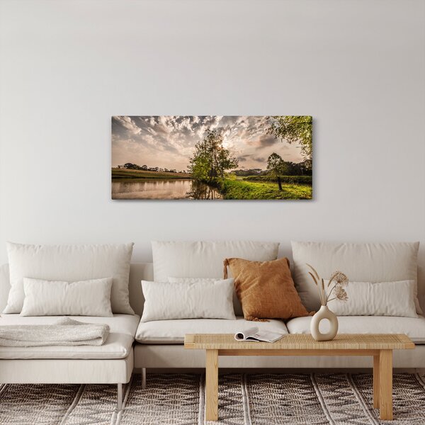 Természet kép sugarakkal (120x50 cm)